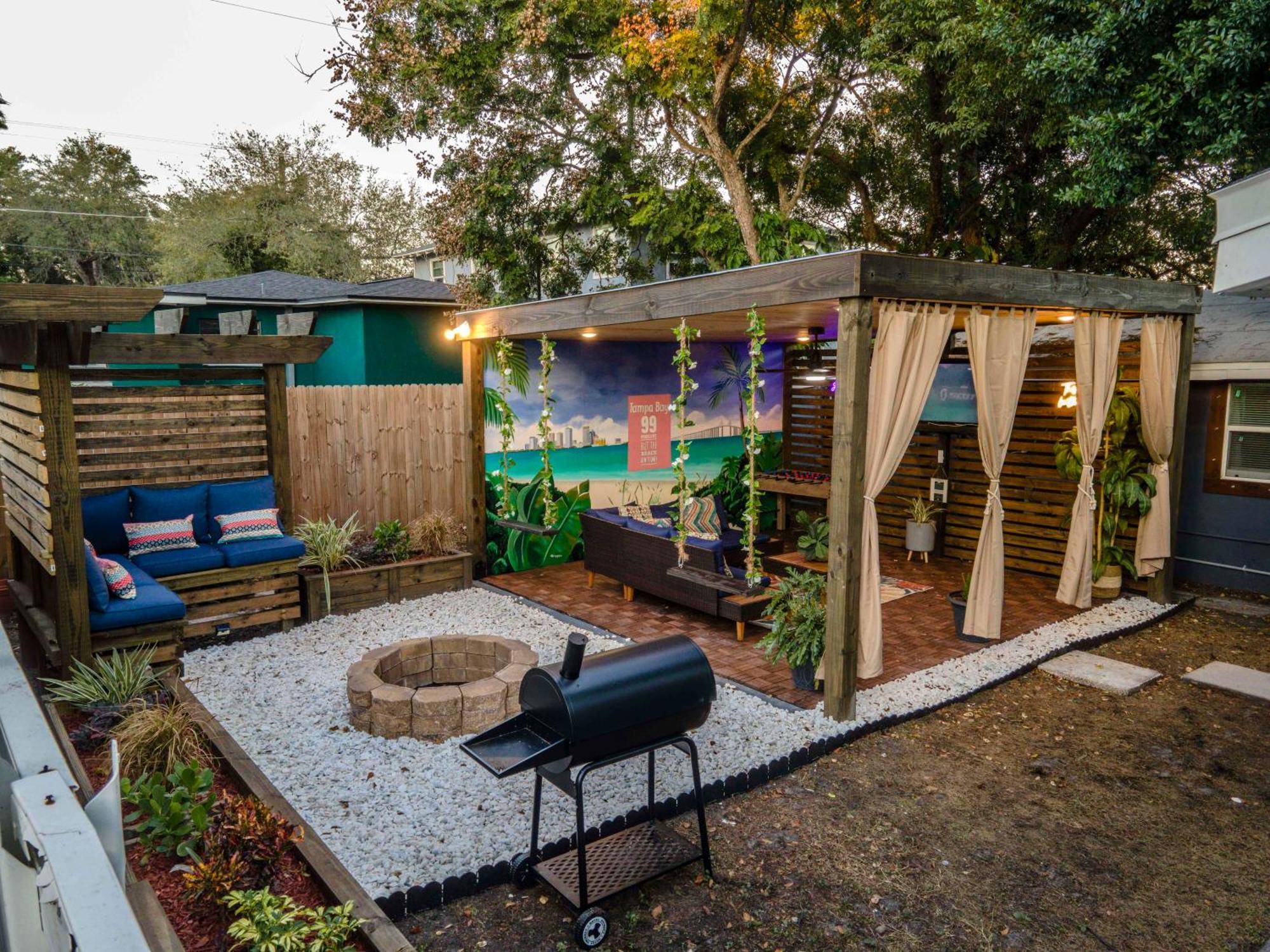 Luxury 5-Br House, Tampa Downtown With Cottage 외부 사진